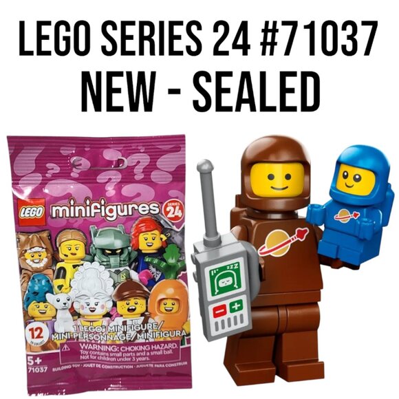 LEGO Minifigure Series 24 Brown Astronaut and Space Baby SEALED New - Sealed - Picture 1 of 2